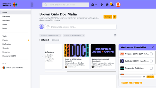 Meet BGDM's New Social Network